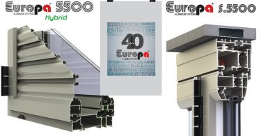 EUROPA PROFIL ΑΛΟΥΜΙΝΙΟ: Θερμομονωτικά Συστήματα 5500 Hybrid, S5500