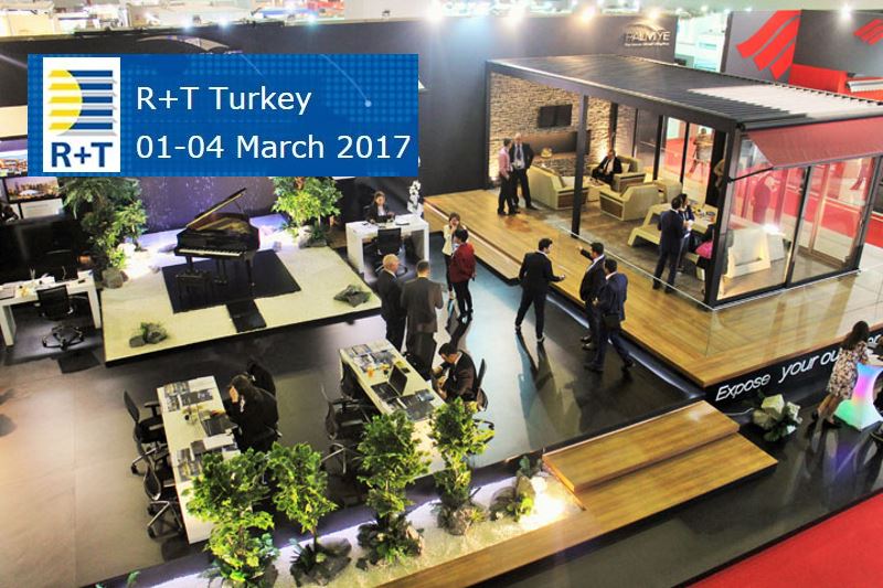 Συμμετοχή διεθνών εκθετών στην R+T Turkey 01-04/03 2017