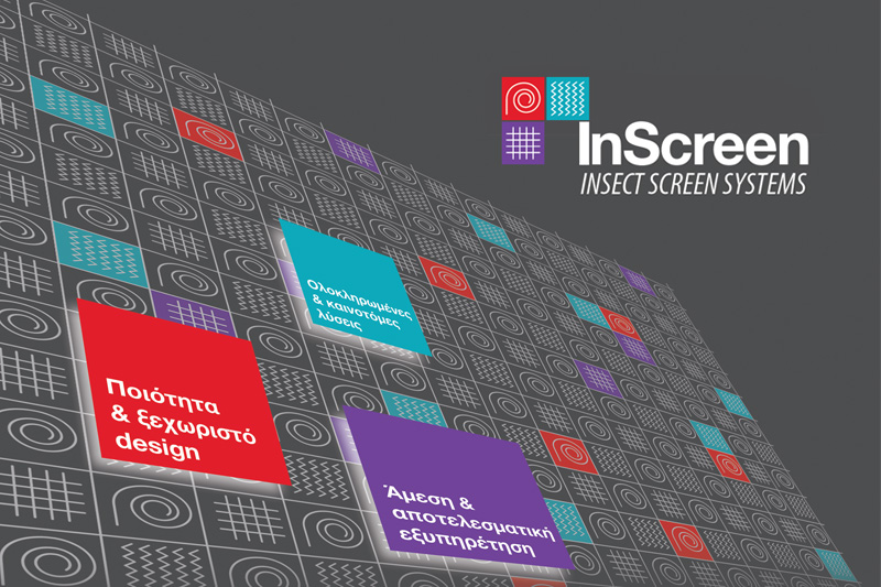 Inscreen insect screen systems