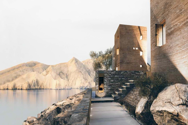 Port-Kale-The-Rammed-Earth-Towers-Μάνη