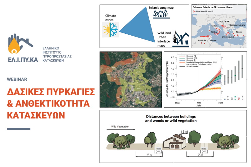 ΕΛΙΠΥΚΑ: Διοργανώθηκε το webinar με τίτλο «Δασικές πυρκαγιές και ανθεκτικότητα κατασκευών»
