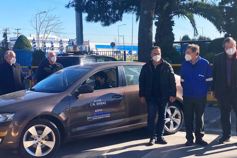 ElvalHalcor: Δωρεά αυτοκινήτου προς το Γενικό Νοσοκομείο Θήβας