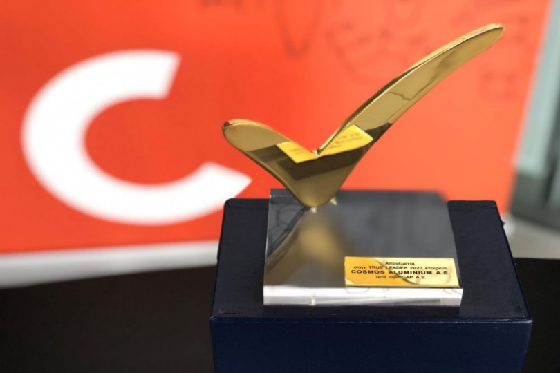 Η COSMOS Aluminium AE στις TRUE LEADERS από την ICAP!