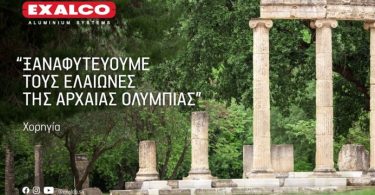 Exalco ελαιώνες στην Αρχαία Ολυμπία