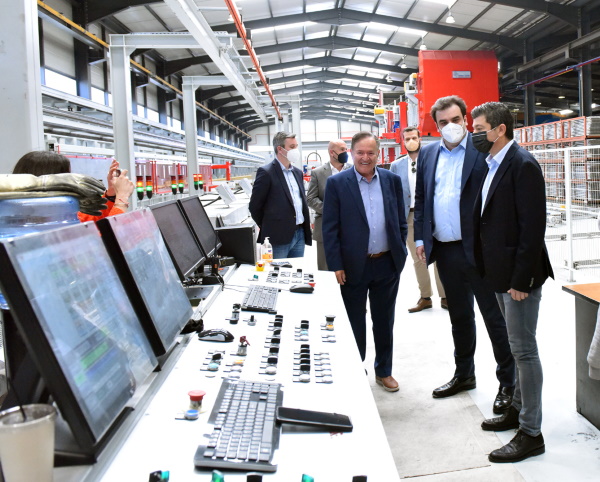 Aluminco: Επίσκεψη του Υπουργού Επικρατείας και Ψηφιακής διακυβέρνησης στις εγκαταστάσεις της στα Οινόφυτα