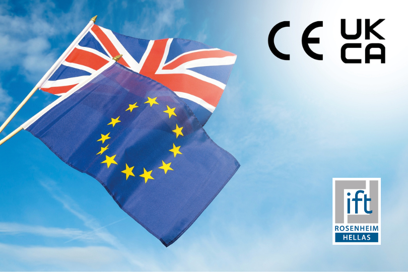 Σήμα UKCA (≙ Σήμανση CE για Ηνωμένο Βασίλειο) από 01.01.2023 - Iστορικά δεδομένα έως τις 31.12.2022 μπορούν να χρησιμοποιηθούν