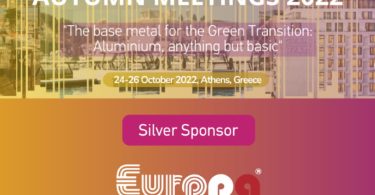 Europa: Silver Sponsor στα “European Aluminium Autumn Meetings 2022”