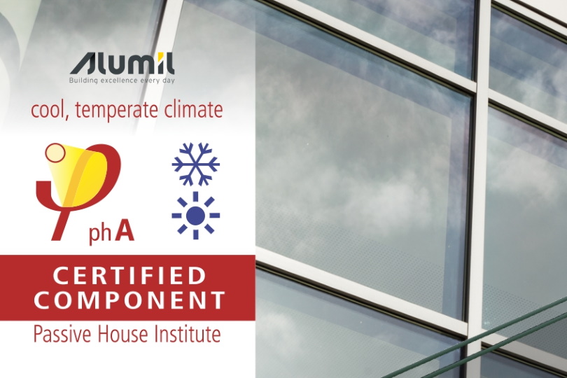 ALUMIL: Η πρώτη Ελληνική εταιρεία με πιστοποίηση Passive House για υαλοπέτασμα