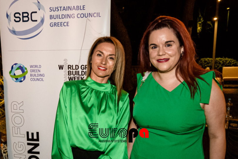 Europa: Χορηγός στην εκδήλωση του SBC GREECE για την παγκόσμια εβδομάδα πράσινων κτηρίων