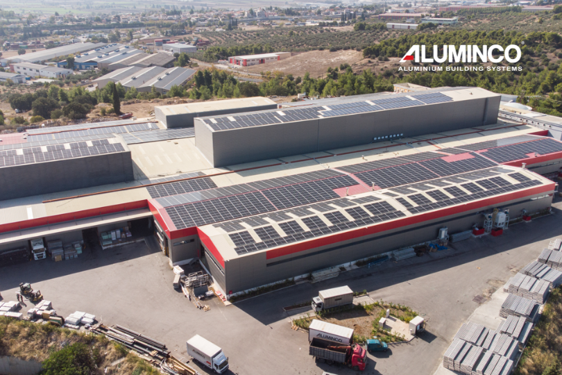 Aluminco: Νέα εγκατάσταση φωτοβολταϊκού πάρκου αυτοπαραγωγής ρεύματος 2,2 MW
