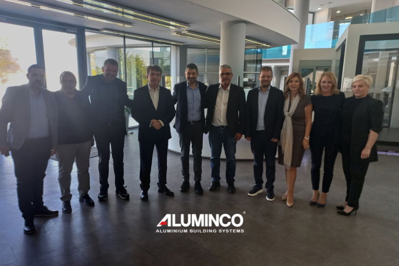 Aluminco: Επίσκεψη του πρώην Υπουργού Προστασίας του Πολίτη στις εγκαταστάσεις της στα Οινόφυτα